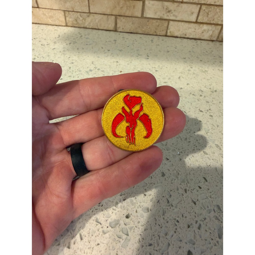 Star Wars Mandalorian Symbol Emblem Disney Trading Pin
